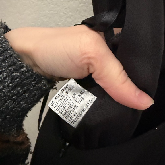 NWT Mac DUGGAL RHINESTONE ENCRUSTED SIDE SLIT CAMI BODYCON GOWN size 2 Black - Picture 9 of 9